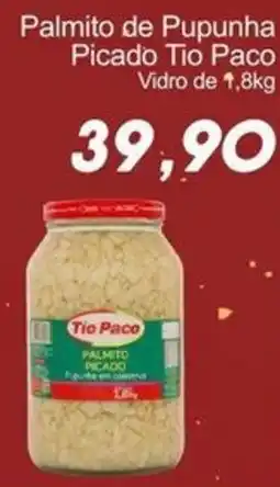 Villefort Atacadista Palmito de Pupunha Picado Tio Paco oferta