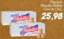 Villefort Atacadista Paçoca riquita rolha oferta