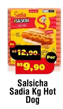 Royal Supermercados Salsicha Sadia Hot Dog oferta
