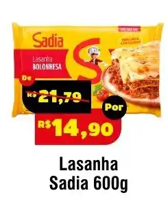 Royal Supermercados Lasanha Sadia oferta