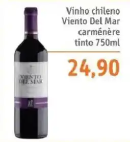 Sonda Vinho chileno Viento Del Mar carmenère oferta