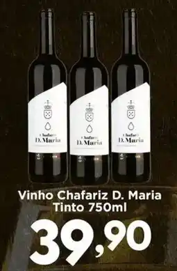 Confiança Supermercados Vinho Chafariz D. Maria oferta