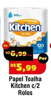 Royal Supermercados Papel Toalha Kitchen c/2 Rolos oferta