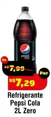 Royal Supermercados Refrigerante Pepsi Cola 2L Zero oferta