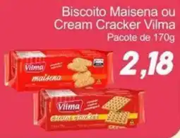 Villefort Atacadista Biscoito Maisena ou Cream Cracker Vilma oferta