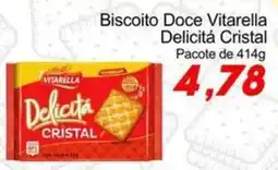 Villefort Atacadista Biscoito doce vitarella delicita cristal oferta