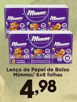 Confiança Supermercados Lenço de Papel de Bolso Mimmo oferta
