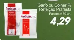 Villefort Atacadista Garfo ou Colher P/ Refeição Prafest oferta