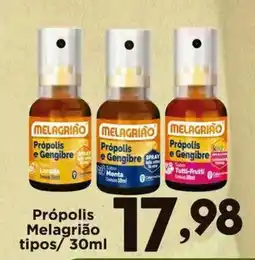 Confiança Supermercados Própolis melagrião tipos oferta