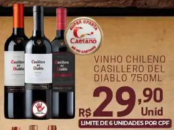 Vinho chileno casillero del diablo