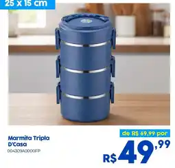 Casa Freitas Marmita Tripla D'Casa oferta