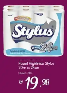Giassi Supermercados Papel Higiênico Stylus oferta