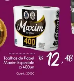 Giassi Supermercados Toalhas de papel maxim especial oferta