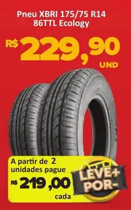 Paulistão Supermercados Pneu xbri 175/75 r14 86ttl ecology oferta