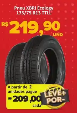 Paulistão Supermercados Pneu xbri ecology 175/75 r13 ttll oferta