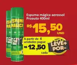 Paulistão Supermercados Espuma mágica aerossol proauto oferta