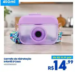 Casa Freitas Garrafa de Hidratação Infantil D'Casa oferta