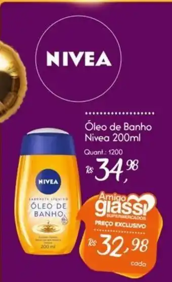 Giassi Supermercados Óleo de banho nivea oferta