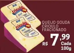 Supermercados Caetano queijo gouda crioulo fracionado oferta