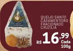 Supermercados Caetano queijo santo casamenteiro fracionado cruzília oferta