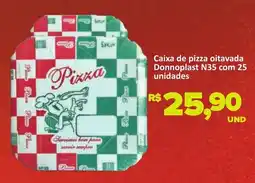Paulistão Supermercados Caixa de pizza oitavada Donnoplast N35 oferta