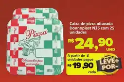 Paulistão Supermercados Caixa de pizza oitavada Donnoplast N25 oferta