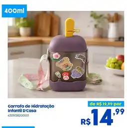 Casa Freitas Garrafa de Hidratação Infantil D'Casa oferta