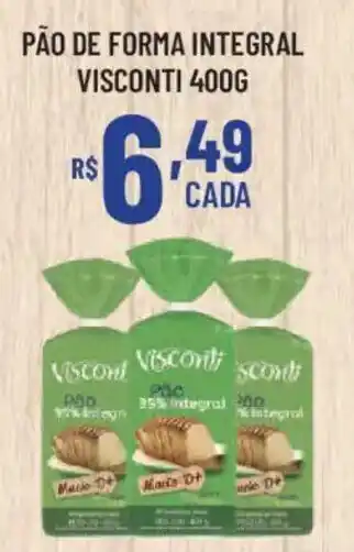 Bahamas Supermercados Pão de forma integral oferta