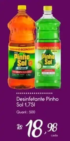 Giassi Supermercados Desinfetante Pinho Sol oferta
