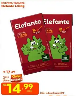 Econômico Atacadão Extrato tomate elefante oferta