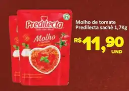 Paulistão Supermercados Molho de tomate Predilecta sachê oferta