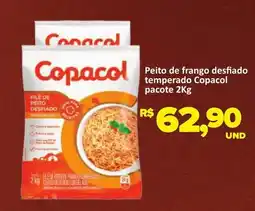Paulistão Supermercados Peito de frango desfiado temperado oferta