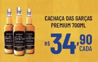 Bahamas Supermercados Cachaça das garças premium oferta
