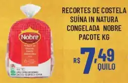 Bahamas Supermercados Recortes de costela suína in natura congelada nobre pacote kg oferta