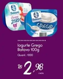 Giassi Supermercados logurte grego batavoo oferta