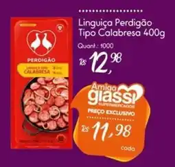 Giassi Supermercados Linguiça Perdigão Tipo Calabresa oferta