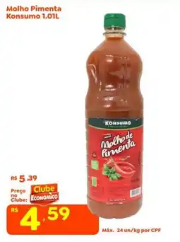 Econômico Atacadão Molho de Pimenta oferta