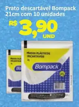 Paulistão Supermercados Prato descartável Bompack oferta