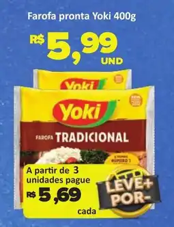 Paulistão Supermercados Farofa pronta Yoki tradicional oferta