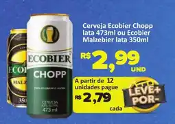 Paulistão Supermercados Cerveja Ecobier Chopp ou Ecobier Malzebier oferta