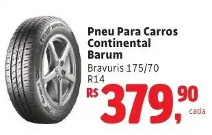 Pneu Para Carros Continental Barum Bravuris 175/70 R14