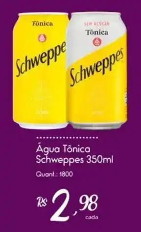 Giassi Supermercados Água Tônica Schweppes oferta