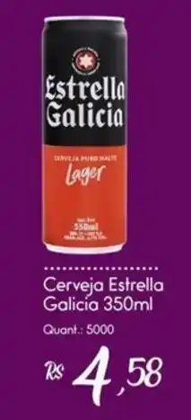 Giassi Supermercados Cerveja Estrella Galicia oferta