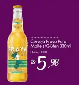 Giassi Supermercados Cerveja Praya Puro Malte s/glúten oferta