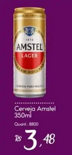 Giassi Supermercados Cerveja Amstel oferta