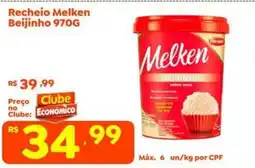 Econômico Atacadão Recheio melken beijinho oferta