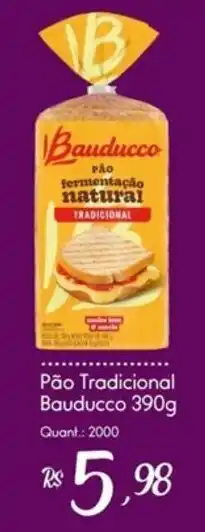 Giassi Supermercados Pão tradicional bauducco oferta