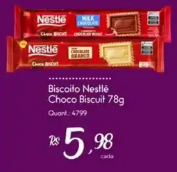 Giassi Supermercados Biscoito Nestlé Choco Biscuit oferta
