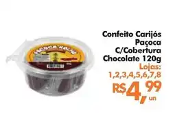 Supermercados Archer Confeito Carijós Paçoca C/Cobertura Chocolate oferta