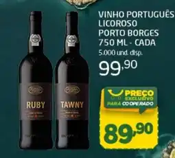 Cooper Vinho português licoroso porto borges oferta